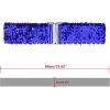 imageAllegra K Womens Glitter Stretchy Waist Belts Interlock Buckles Sequins Decor Wide Elastic Belts 2PCSRoyal Blue