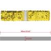 imageAllegra K Womens Glitter Wide Waist Belts Interlock Buckles Sequins Decor Stretchy Belts 2PCSGold