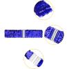 imageAllegra K Womens Glitter Wide Waist Belts Interlock Buckles Sequins Decor Stretchy Belts 2PCSRoyal Blue