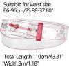 imageAllegra K Womens Grommet Clear Waist Belt Plus Size Waist Belts for Jeans DressesRed