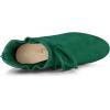 imageAllegra K Womens Lace Up Round Toe Drawstring Block Heel Ankle BootsGreen