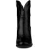 imageAllegra K Womens Mid Calf Memory Round Toe Block Heel Western BootsBlack
