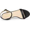 imageAllegra K Womens Open Toe Slingback Heels Ankle Strap High Block Heel SandalsBlack