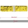 imageAllegra K Womens Plus Size Stretchy Waist Belts Metal Interlock Buckles Sequins Decor Belts for DressesGold