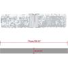 imageAllegra K Womens Plus Size Stretchy Waist Belts Metal Interlock Buckles Sequins Decor Belts for DressesSilver