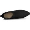 imageAllegra K Womens Pointed Toe Block Heel Ankle Chelsea BootsBlack