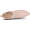 imageAllegra K Womens Pointed Toe Block Heel Ankle Chelsea BootsDust Pink