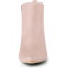 imageAllegra K Womens Pointed Toe Block Heel Ankle Chelsea BootsDust Pink