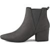 imageAllegra K Womens Pointed Toe Block Heel Ankle Chelsea BootsGrey