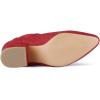 imageAllegra K Womens Pointed Toe Block Heel Ankle Chelsea BootsRed