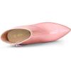 imageAllegra K Womens Pointed Toe Stiletto Heel Ankle Heeled BootsBaby Pink