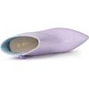 imageAllegra K Womens Pointed Toe Stiletto Heel Ankle Heeled BootsLight Purple