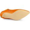 imageAllegra K Womens Pointed Toe Stiletto Heel Ankle Heeled BootsOrange
