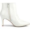 imageAllegra K Womens Pointed Toe Stiletto Heel Ankle Heeled BootsWhite