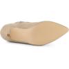 imageAllegra K Womens Pointy Toe Stretch Sock Stiletto Heels Ankle BootsBeige