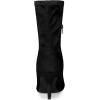 imageAllegra K Womens Pointy Toe Stretch Sock Stiletto Heels Ankle BootsBlack