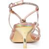 imageAllegra K Womens Rhinestone Strappy Slingback Kitten Heel SandalsRose Gold