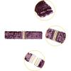 imageAllegra K Womens Wide Waist Belts Interlock Buckles Sequins Decor Shinny Stretchy Belts 2PCSDark Purple