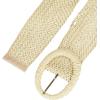 imageAllegra K Womens Woven Belts Wide Waist Belts for Dress Decor AdjustableBeige