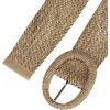 imageAllegra K Womens Woven Belts Wide Waist Belts for Dress Decor AdjustableBrown