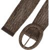 imageAllegra K Womens Woven Belts Wide Waist Belts for Dress Decor AdjustableCoffee