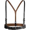 imageAllegra K Unisex Plus Size Vintage PU Leather Y Back Suspenders Adjustable Holes Belts for Women MenBlack