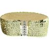 imageAllegra K Woman Sequin Detail 7cm Wide Textured Strentchy Waist Cinch Belt WaistbeltGold Tone