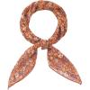 imageAllegra K Women Chiffon Scarves  276quot X276quot  Floral Print Square Kerchief Neck Scarf NeckerchiefRed