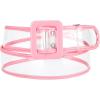imageAllegra K Womens Clear Waist Belts Plus Size Skinny Belt Waistband for Jeans Dresses CoatsPink