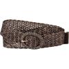 imageAllegra K Womens Skinny Waist Belts Braided Belts for Dress Round Metal Buckle AdjustableCoffee
