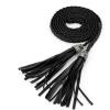 imageAllegra K Womens Tassel Braided Belts Skinny Woven Waist Belts for Skirt DressBlack