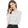 White Black-polka Dots