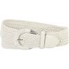 imageAllegra K Woven Plus Size Waist Belts Wide Braided Belts for Women Dress Metal BuckleCream