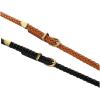imageuxcell Women Skinny Braided Belt Woven  Pin Buckle Casual Waist Belt for DressesKhakiblack