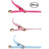 imageuxcell Women Skinny Braided Belt Woven  Pin Buckle Casual Waist Belt for DressesRosepinksky Blue