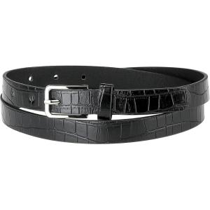 imageAllegra K Womens Skinny Waist Belts Single Pin Buckle Cute Animal Printed Pants Dress Thin Faux Leather BeltStone Pattern Black