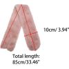 imageAllegra K Fluffy Faux Fur Collar Scarf Rabbit Ears Plush Neck Wrap Winter Warmer for WomenPink