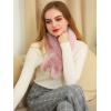 imageAllegra K Fluffy Faux Fur Collar Scarf Rabbit Ears Plush Neck Wrap Winter Warmer for WomenPink