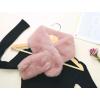 imageAllegra K Fluffy Faux Fur Collar Scarf Rabbit Ears Plush Neck Wrap Winter Warmer for WomenPink