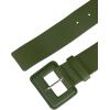 imageAllegra K Ladies Plus Size Pure Belts Adjustable Rectangle Buckle Wide Waistband Belt for DressGreen
