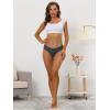 imageAllegra K Panties for Women No Show Stretch Solid Underwear Invisible BriefBlue Gray