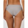 imageAllegra K Panties for Women No Show Stretch Solid Underwear Invisible BriefLight Green