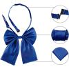 imageAllegra K PreTied Bowknot Bow Tie for Women Adjustable Bowtie Solid ColorRoyal Blue
