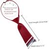 imageAllegra K Pretied Bowtie for Women Uniform Necktie Adjustable Strap StripedWine Red