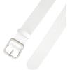 imageAllegra K Women Pin Buckle Belt Soft Wide Waist Belt Casual Dresses Jeans PantsWhite silvery Buckle