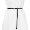 imageAllegra K Womens Adjustable Skinny Leather Belt Fashion Narrow Belts Minimalism Waist StrapBlack