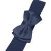 imageAllegra K Womens Bowknot Elastic Belts 24quot Width Elegant Cute Stretchy Cinch Waistband for Dress WeddingNavy Blue