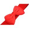 imageAllegra K Womens Bowknot Elastic Belts 24quot Width Elegant Cute Stretchy Cinch Waistband for Dress WeddingRed