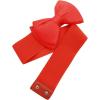 imageAllegra K Womens Bowknot Elastic Belts 24quot Width Elegant Cute Stretchy Cinch Waistband for Dress WeddingRed