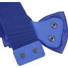 imageAllegra K Womens Bowknot Elastic Belts 24quot Width Elegant Cute Stretchy Cinch Waistband for Dress WeddingRoyal Blue